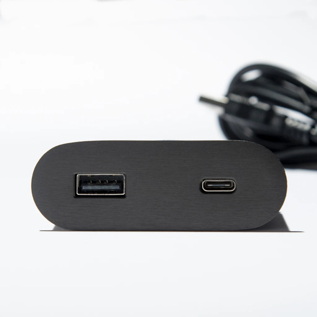 ASA 06029Z00061 Nabíjecí HUB vestavný VERSAPICK, 1xUSB 5V (typ A+C), 70x25mm, oválný, kov, černá matná ASA 06029Z00061 Nabíjecí HUB vestavný VERSAPICK, 1xUSB 5V (typ A+C), 70x25mm, oválný, kov, černá matná